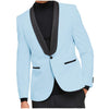 Tiavllya Tiavllya Fashion Men's Slim Fit Shawl Lapel Flat Blazer
