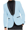 Tiavllya Tiavllya Fashion Men's Slim Fit Shawl Lapel Flat Blazer