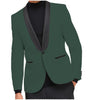 Tiavllya Tiavllya Fashion Men's Slim Fit Shawl Lapel Flat Blazer