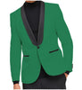 Tiavllya Tiavllya Fashion Men's Slim Fit Shawl Lapel Flat Blazer