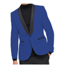 Tiavllya Tiavllya Fashion Men's Slim Fit Shawl Lapel Flat Blazer