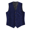 Tiavllya Tiavllya Fashion Men's Slim Fit Tweed Herringbone V Neck Waistcoat