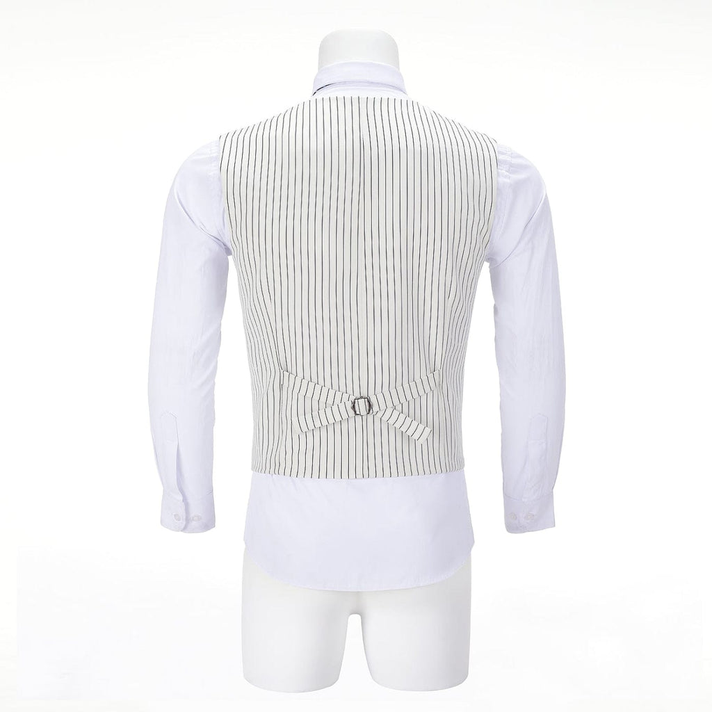 Tiavllya Tiavllya Fashion Men's Striped Vest V-neck Waistcoat