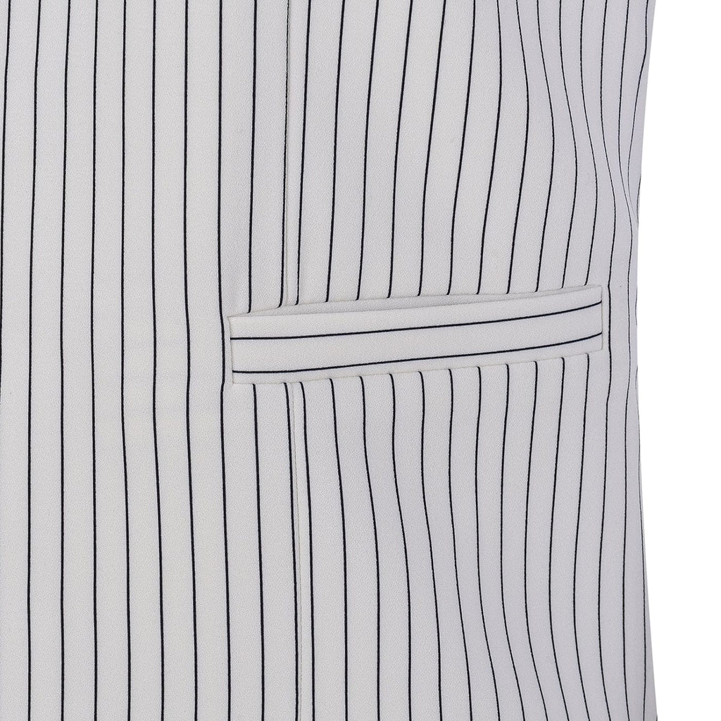 Tiavllya Tiavllya Fashion Men's Striped Vest V-neck Waistcoat