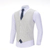 Tiavllya Tiavllya Fashion Men's Striped Vest V-neck Waistcoat