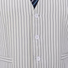 Tiavllya Tiavllya Fashion Men's Striped Vest V-neck Waistcoat