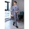 Tiavllya Tiavllya Fashion Men's Suit 3 Piece Peak Lapel Flat Tuxedo Wedding (Blazer+Vest+Pants)