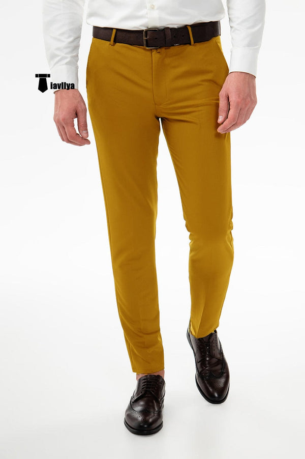 Tiavllya Tiavllya Fashion Men's Suit Pants Regular Fit Trousers