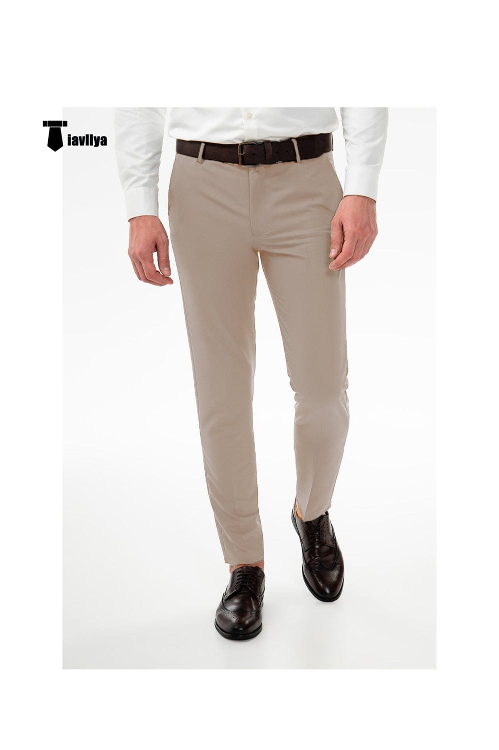 Tiavllya Fashion Men's Suit Pants Regular Fit Trousers Tiavllya Fashion Men's Suit Pants Regular Fit Trousers