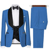 Tiavllya Tiavllya Fashion Men's Suit Printed 3 Pieces Shawl Lapel Tuxedo For Prom (Blazer+vest+Pants)