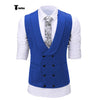 Tiavllya Tiavllya Fashion Men's Suit Vest Prom Print Shawl Lapel Suit Vest