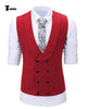 Tiavllya Tiavllya Fashion Men's Suit Vest Prom Print Shawl Lapel Suit Vest