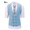 Tiavllya Tiavllya Fashion Men's Suit Vest Prom Print Shawl Lapel Suit Vest