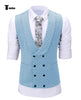 Tiavllya Tiavllya Fashion Men's Suit Vest Prom Print Shawl Lapel Suit Vest