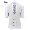 Tiavllya Tiavllya Fashion Men's Suit Vest Prom Print Shawl Lapel Suit Vest