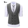 Tiavllya Tiavllya Fashion Men's Suit Vest Prom Print Shawl Lapel Suit Vest