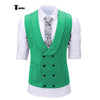 Tiavllya Tiavllya Fashion Men's Suit Vest Prom Print Shawl Lapel Suit Vest