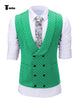Tiavllya Tiavllya Fashion Men's Suit Vest Prom Print Shawl Lapel Suit Vest