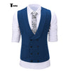 Tiavllya Tiavllya Fashion Men's Suit Vest Prom Print Shawl Lapel Suit Vest
