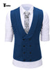 Tiavllya Tiavllya Fashion Men's Suit Vest Prom Print Shawl Lapel Suit Vest