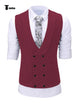 Tiavllya Tiavllya Fashion Men's Suit Vest Prom Print Shawl Lapel Suit Vest