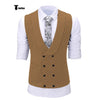 Tiavllya Tiavllya Fashion Men's Suit Vest Prom Print Shawl Lapel Suit Vest