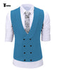 Tiavllya Tiavllya Fashion Men's Suit Vest Prom Print Shawl Lapel Suit Vest
