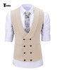 Tiavllya Tiavllya Fashion Men's Suit Vest Prom Print Shawl Lapel Suit Vest