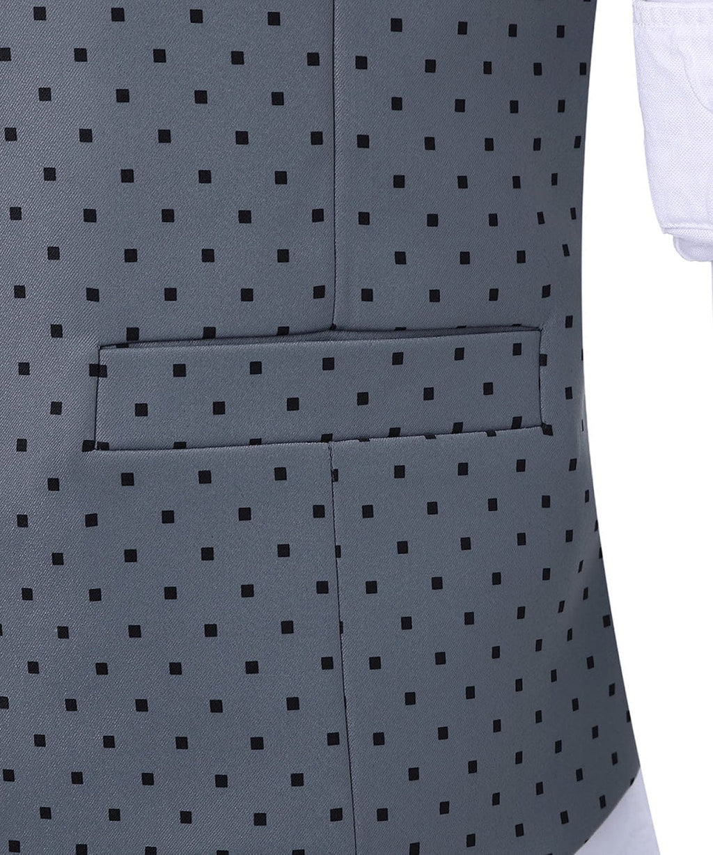 Tiavllya Tiavllya Fashion Men's Suit Vest Prom Print Shawl Lapel Suit Vest