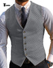 Tiavllya Tiavllya Fashion Men's Suit Vest Prom Print V Neck Suit Vest