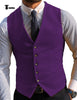 Tiavllya Tiavllya Fashion Men's Suit Vest Prom Print V Neck Suit Vest