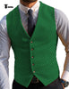 Tiavllya Tiavllya Fashion Men's Suit Vest Prom Print V Neck Suit Vest