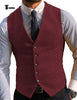 Tiavllya Tiavllya Fashion Men's Suit Vest Prom Print V Neck Suit Vest