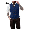 Tiavllya Tiavllya Fashion Men's Suit Vest Regular Fit Peak Lapel Waistcoat Wedding