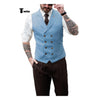 Tiavllya Tiavllya Fashion Men's Suit Vest Regular Fit Peak Lapel Waistcoat Wedding