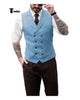 Tiavllya Tiavllya Fashion Men's Suit Vest Regular Fit Peak Lapel Waistcoat Wedding