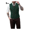 Tiavllya Tiavllya Fashion Men's Suit Vest Regular Fit Peak Lapel Waistcoat Wedding