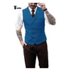Tiavllya Tiavllya Fashion Men's Suit Vest Regular Fit Peak Lapel Waistcoat Wedding