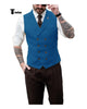 Tiavllya Tiavllya Fashion Men's Suit Vest Regular Fit Peak Lapel Waistcoat Wedding