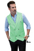 Tiavllya Tiavllya Fashion Men's Suit Vest Regular Fit Peak Lapel Waistcoat Wedding