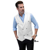 Tiavllya Tiavllya Fashion Men's Suit Vest Regular Fit Peak Lapel Waistcoat Wedding