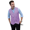 Tiavllya Tiavllya Fashion Men's Suit Vest Regular Fit Peak Lapel Waistcoat Wedding