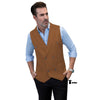 Tiavllya Tiavllya Fashion Men's Suit Vest Regular Fit Peak Lapel Waistcoat Wedding