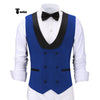 Tiavllya Tiavllya Fashion Men's Suit Vest Regular Fit Shawl Lapel Waistcoat Groomsmen