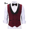 Tiavllya Tiavllya Fashion Men's Suit Vest Regular Fit Shawl Lapel Waistcoat Groomsmen