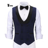Tiavllya Tiavllya Fashion Men's Suit Vest Regular Fit Shawl Lapel Waistcoat Groomsmen