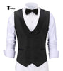 Tiavllya Tiavllya Fashion Men's Suit Vest Regular Fit Shawl Lapel Waistcoat Groomsmen