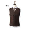 Tiavllya Tiavllya Fashion Men's Suit Vest Regular Fit Shawl Lapel Waistcoat Wedding