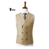 Tiavllya Tiavllya Fashion Men's Suit Vest Regular Fit Shawl Lapel Waistcoat Wedding