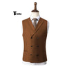 Tiavllya Tiavllya Fashion Men's Suit Vest Regular Fit Shawl Lapel Waistcoat Wedding
